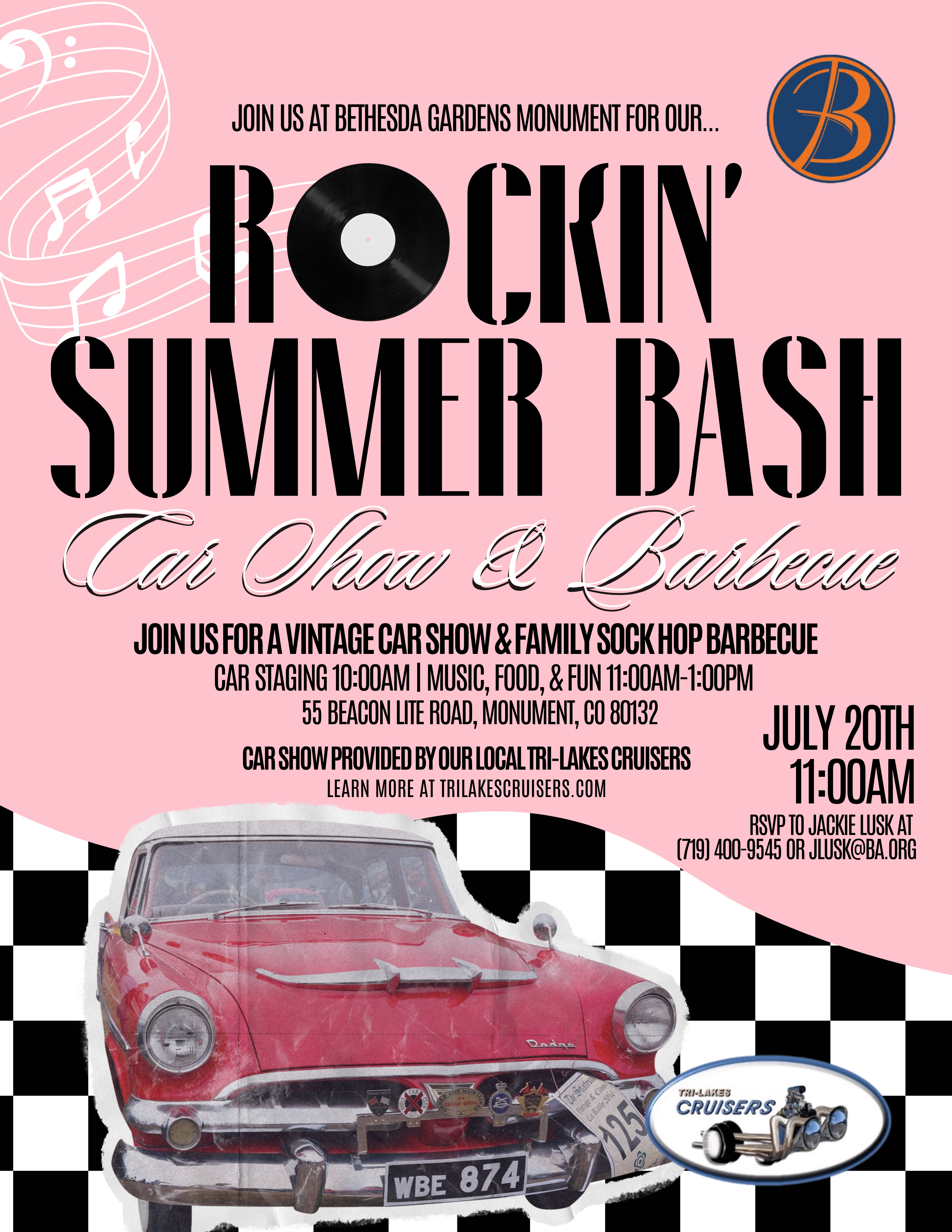 Rockin' Summer Bash Car Show & BBQ